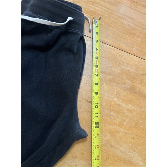 Abercrombie&Fitch Joggers Pants Womens L Black Fleece Elastic Waist Logo - Picture 7 of 12